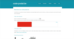 Desktop Screenshot of code-postal.be